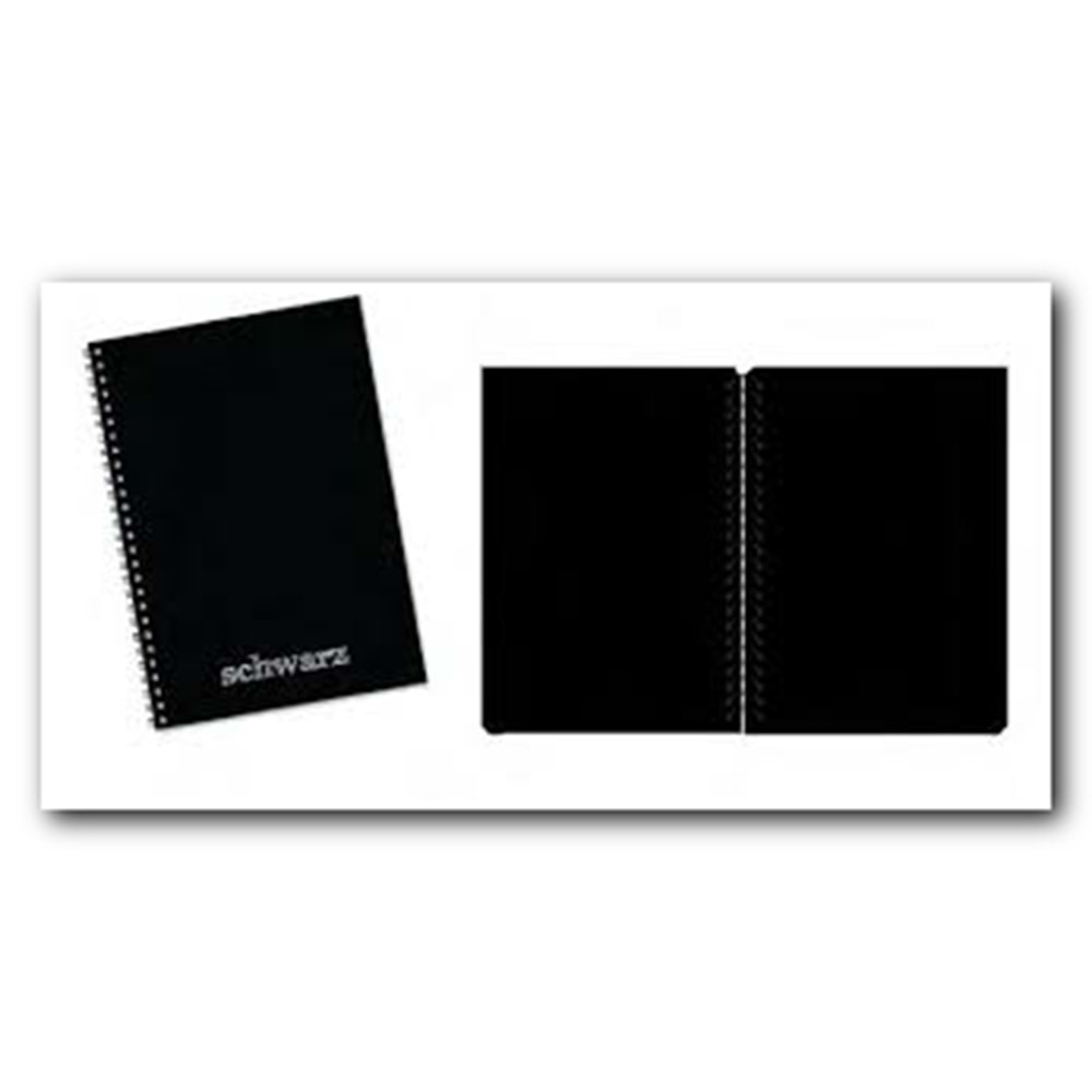 KESKİNCOLOR | A4 60 YP.PP.KAPAK SPR.SCHWARZ DEF. 350450-99