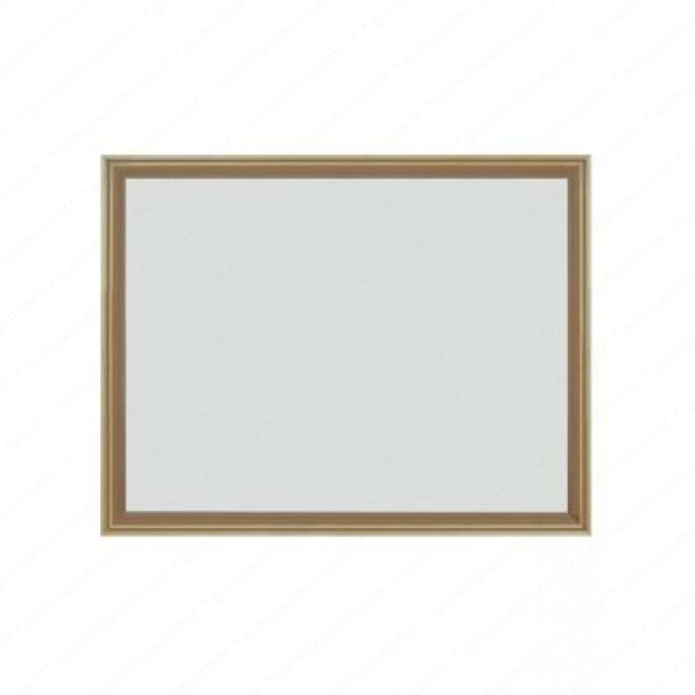İNTERPANO | 30*45 AHŞAP ÇERÇEVELİ LAMİNANT YÜZEY D. MONTE BEYAZ YAZI TAHTASI