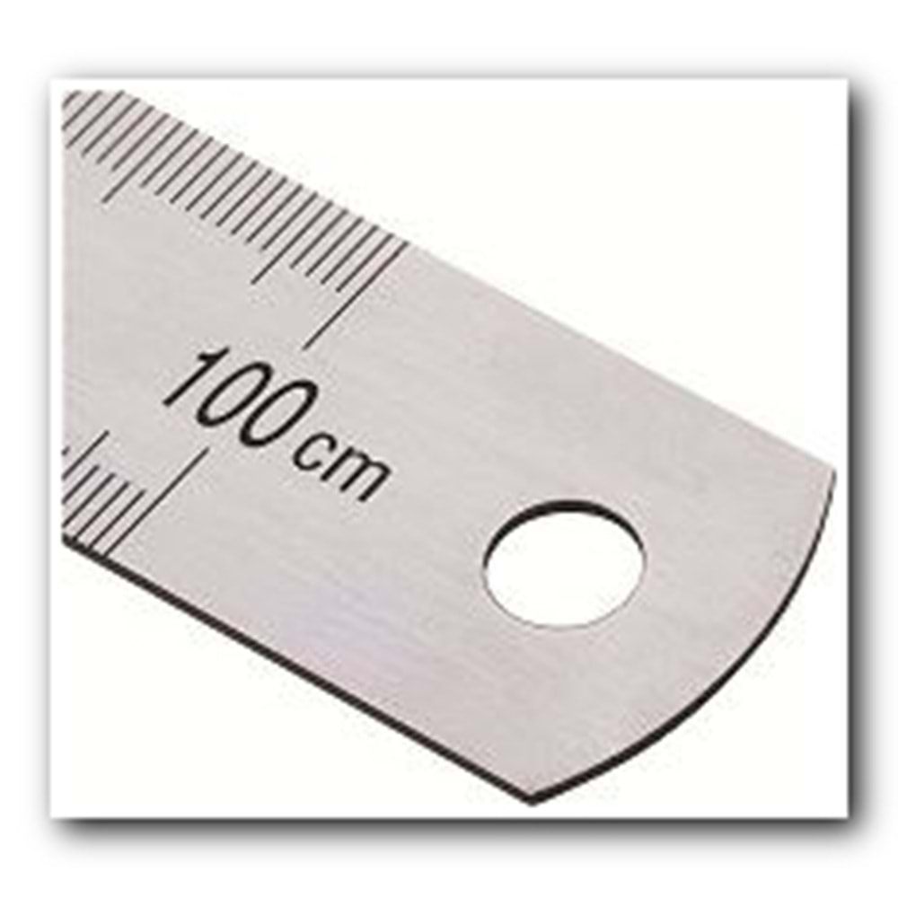 KRAF | ÇELİK CETVEL 100 CM INCH ÖLÇÜLÜ 500G