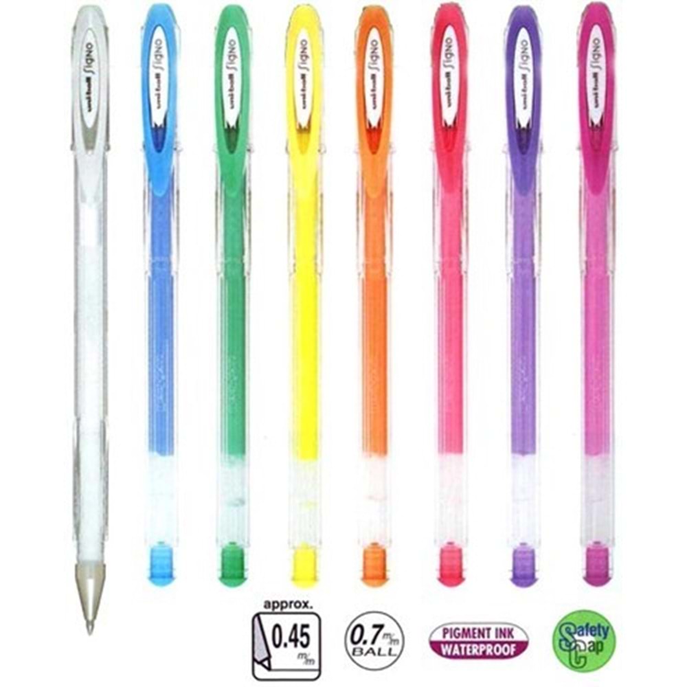 UNİBALL | SIGNO ANGELIC COLOUR 0.7 JEL KALEM BEYAZ