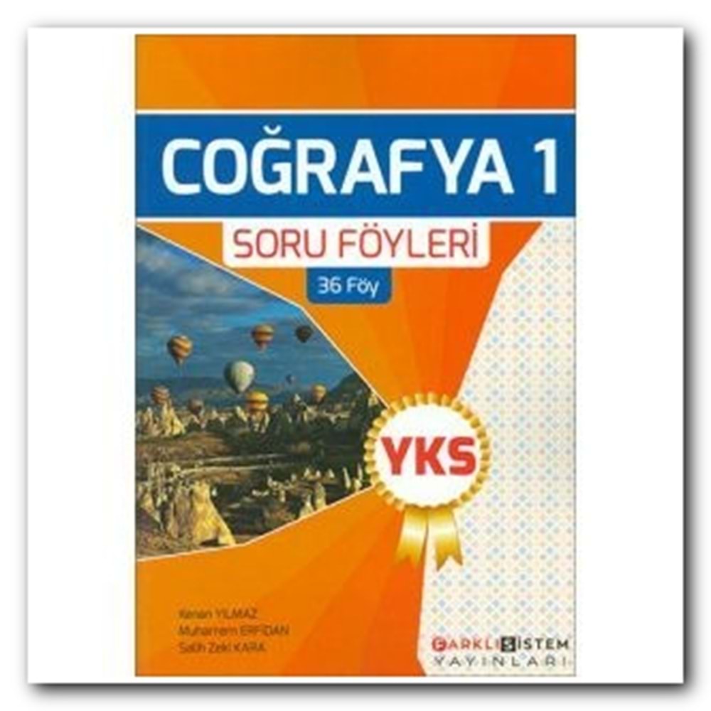 FARKLISİSTEM | YKS COĞRAFYA 1 SORU FÖYLERİ 36 FÖY