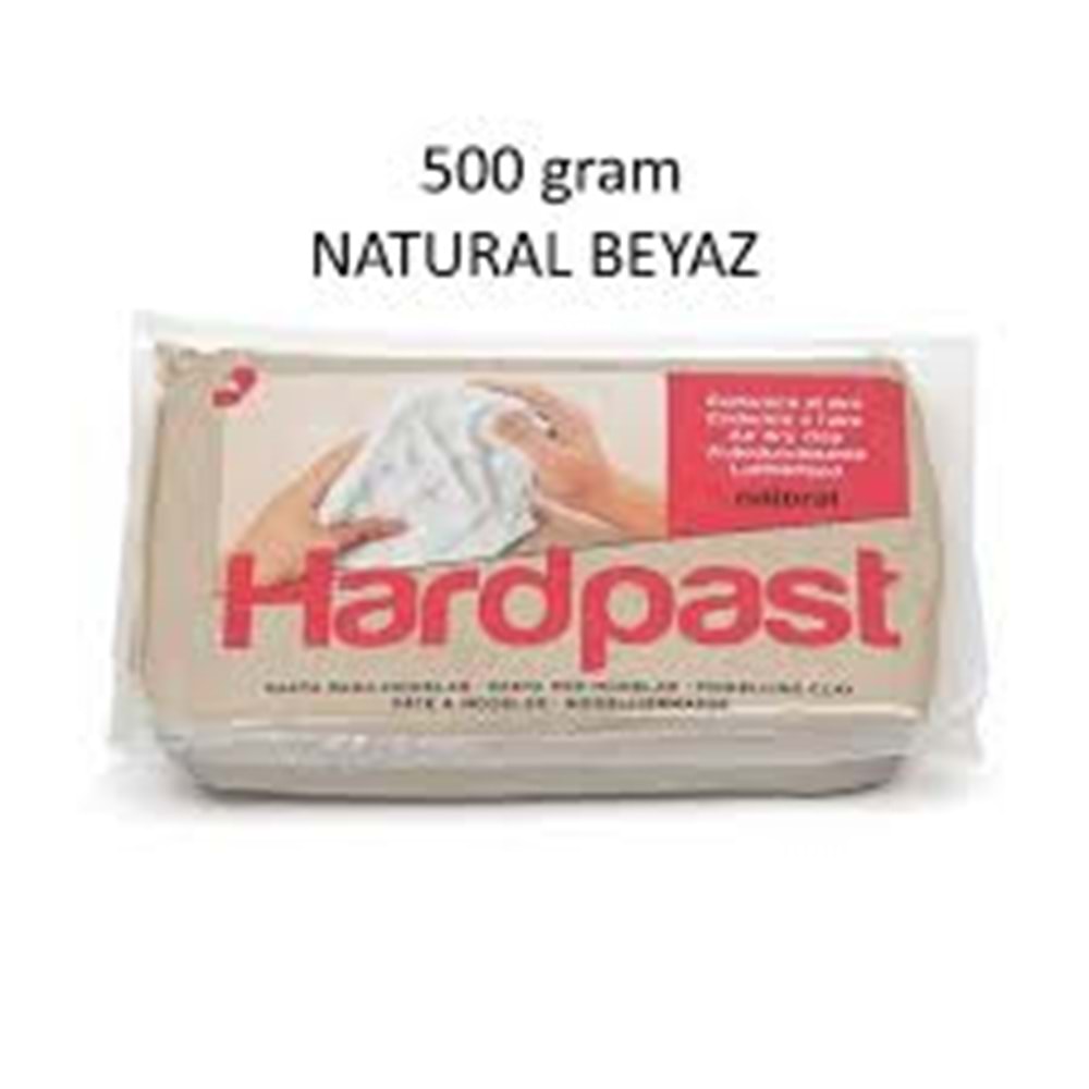 HARDPAST | SERAMİK HAMURU 0,5 KG BEYAZ