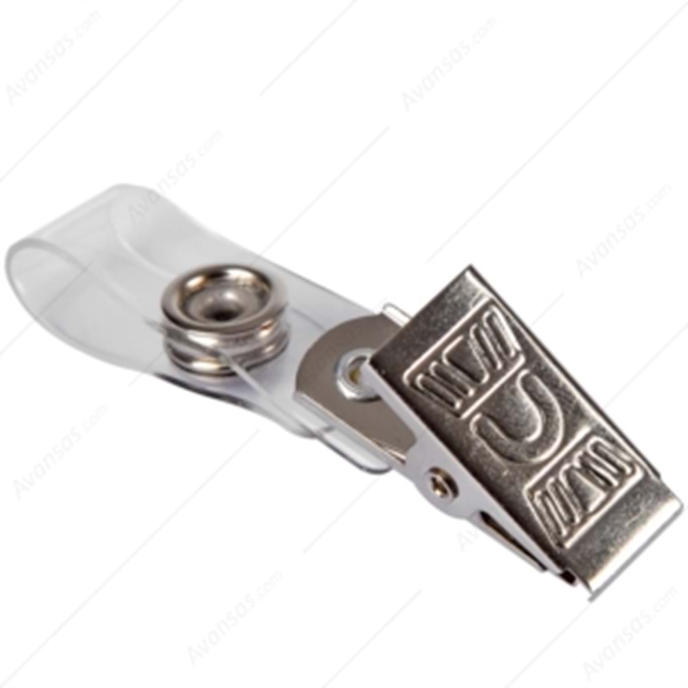 MAPİ | YAKA KLİPS METAL MAŞA ŞEFFAF adet