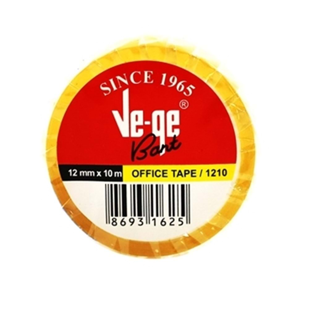 VEGE | BANT OFFICE TAPE 12X10 ETO1210