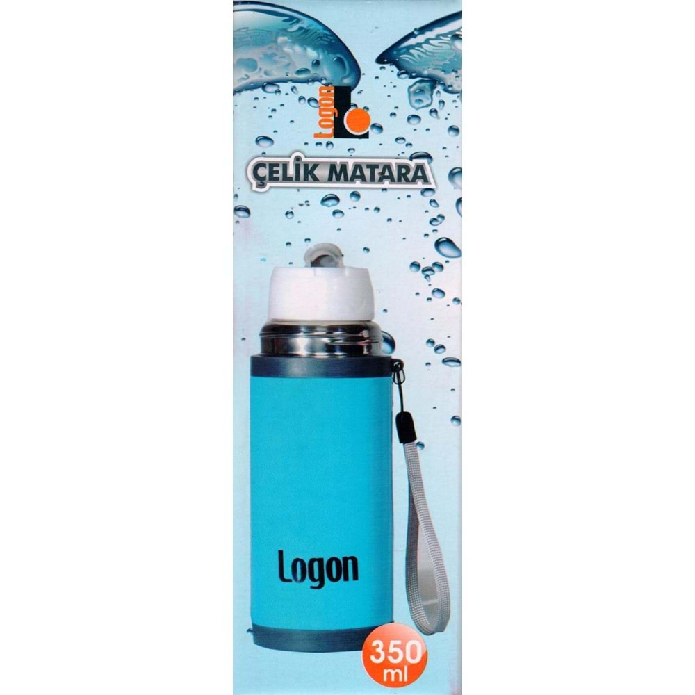 LOGON | ÇELİK MATARA BARDAKLI 350 ml G369