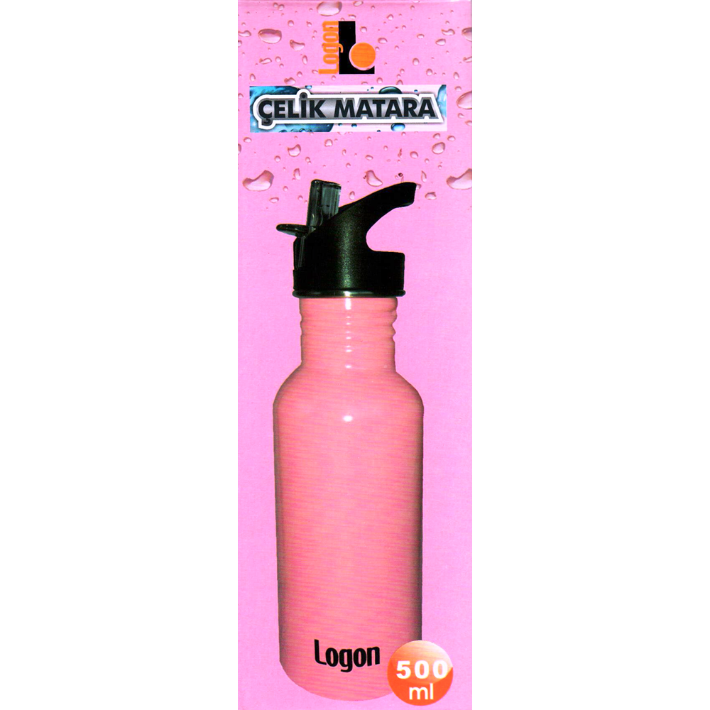LOGON | ÇELİK MATARA BARDAKLI 500 ml L173