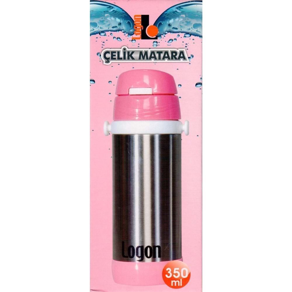 LOGON | ÇELİK MATARA PİPETLİ 350 ml I015
