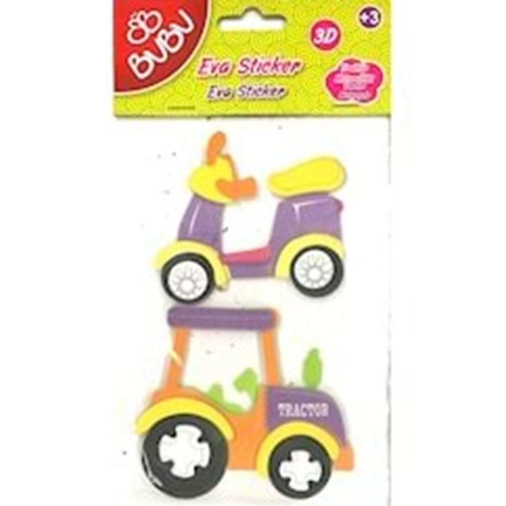 BUBU | 3D EVA STİCKER TAŞITLAR STS007(ST0020)