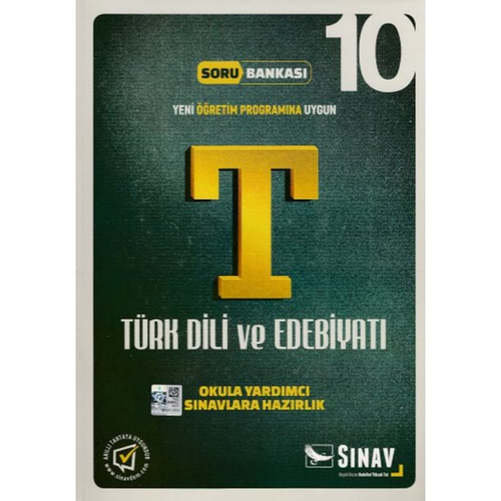 SINAV | 10. SINIF TÜRK DİLİ VE EDEBİYATI SORU BANKASI - 2022