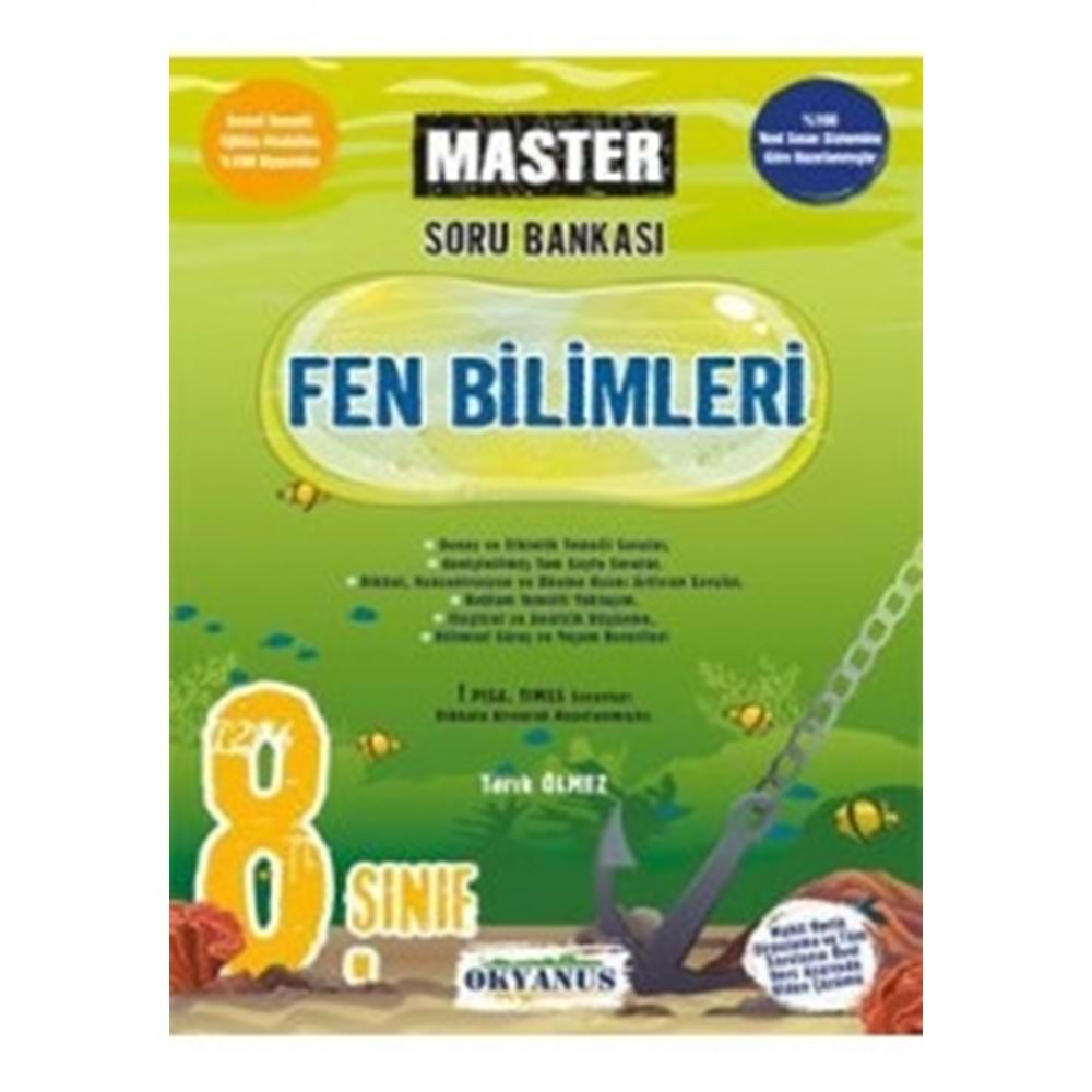 OKYANUS | 8. SINIF MASTER FEN BİLİMLERİ SORU BANKASI - 2022