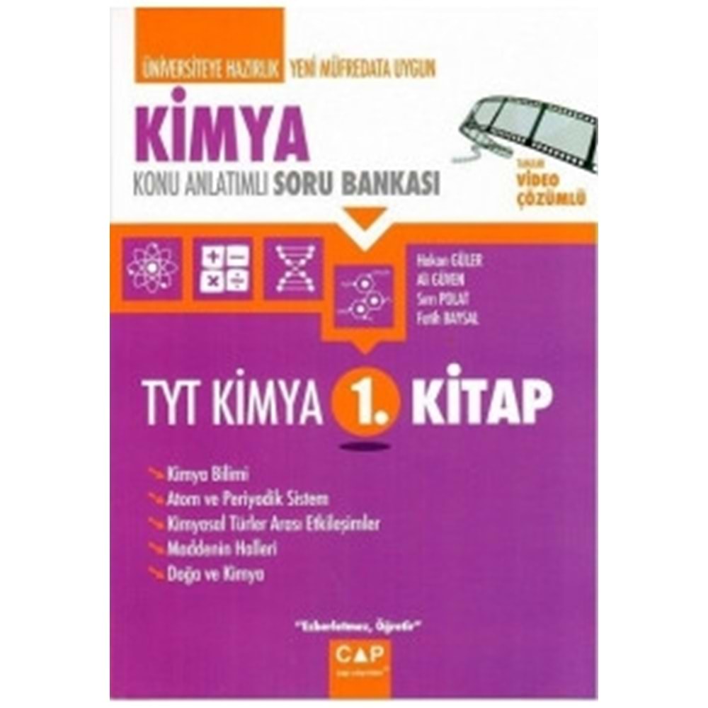 ÇAP | ÜNİV. HAZ KİMYA BİLİMİ 1.KİTAP K.A.-S.B. - 2021