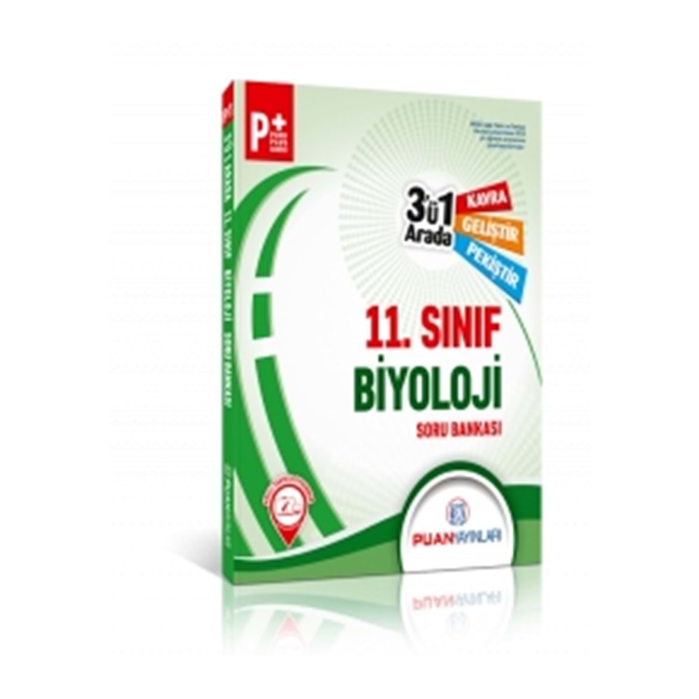 PUAN | 11.SINIF BİYOLOJİ 3'Ü 1 ARADA SORU BANKASI - 2023