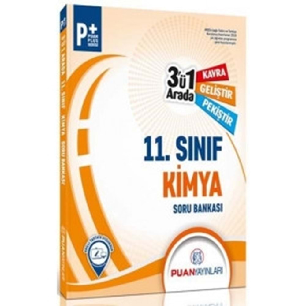 PUAN | 11.SINIF KİMYA 3'Ü 1 ARADA SORU BANKASI - 2023