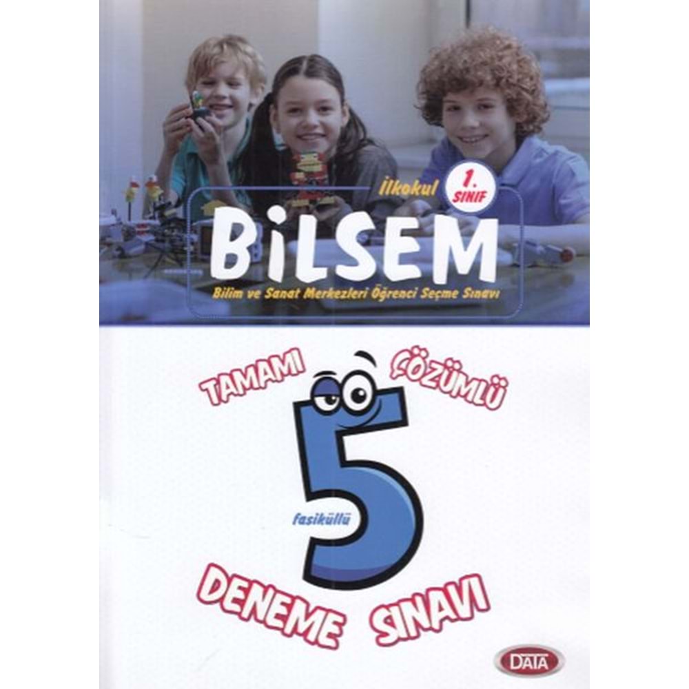 DATA | BİLSEM 1. SINIF TAMAMI ÇÖZÜMLÜ 5 DENEME SINAVI - 2022