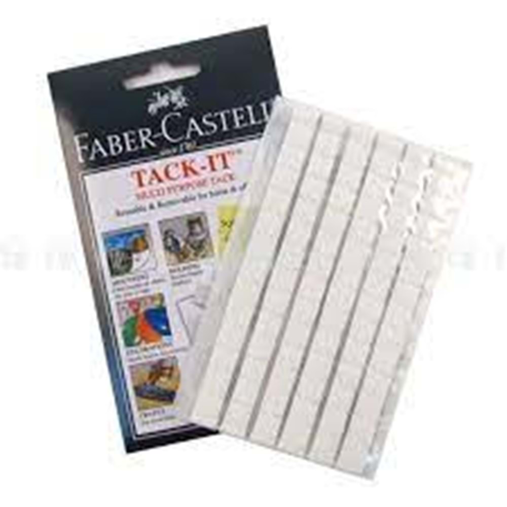 FABERCASTELL | HAMUR YAPIŞTIRICI TACK-IT 50 GR BEYAZ 18 70 64