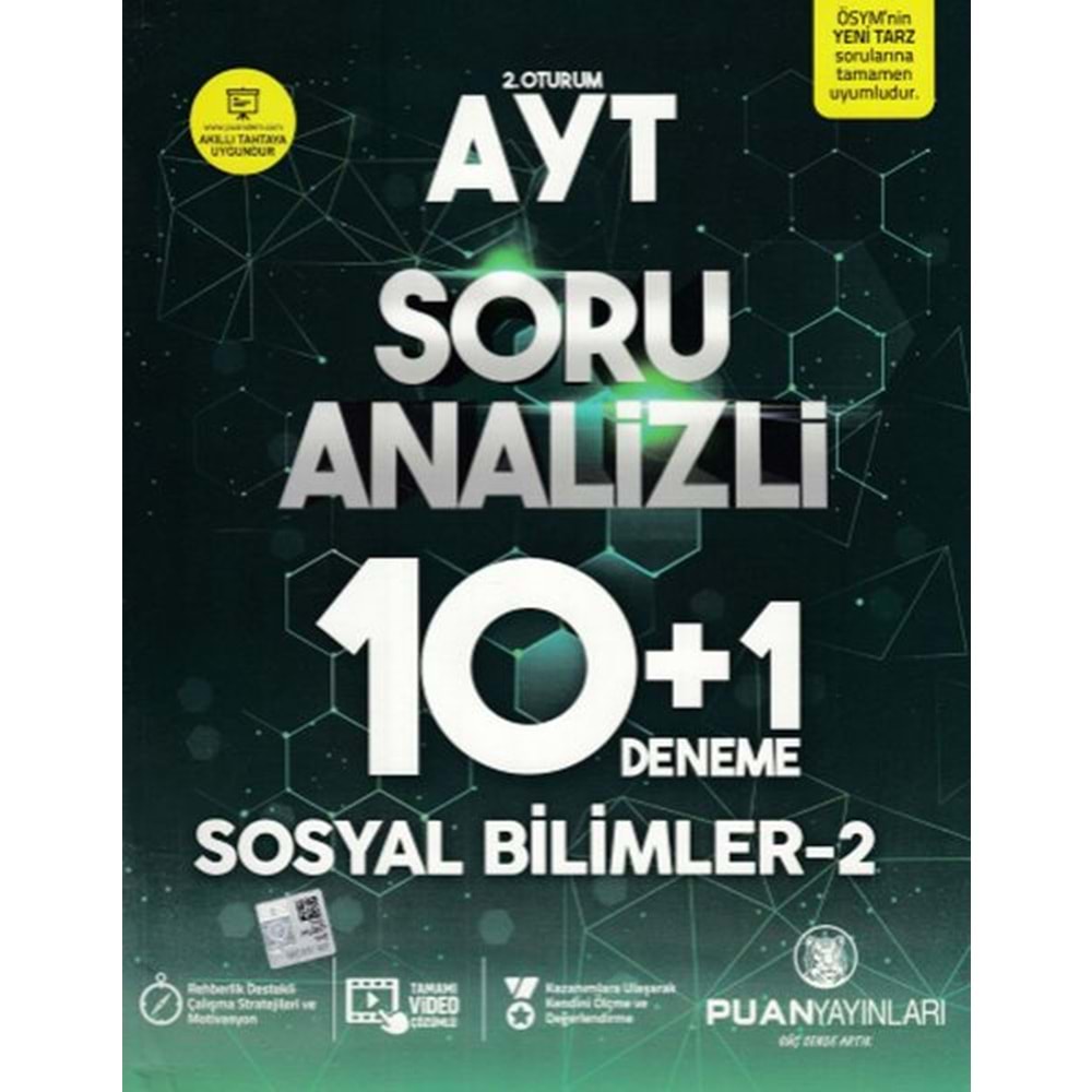 PUAN | 10+1 SOSYAL BİLİMLER DENEME SINAVI - 2022