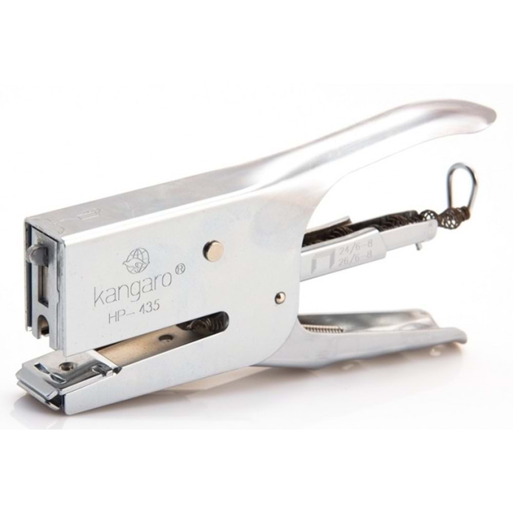 KANGARO | HP-435 No.24/6 ZIMBA TELİ 40 YAPRAK METALİK GRİ