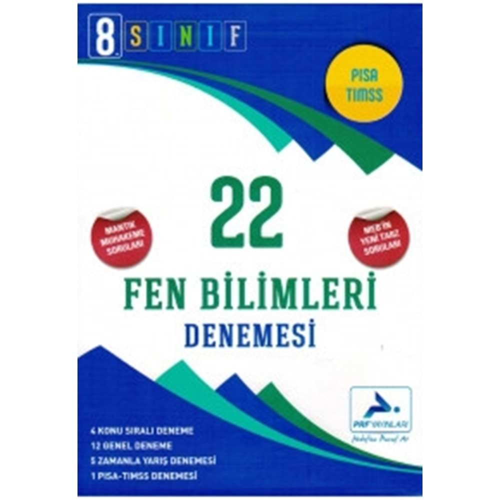 PARAF | 8. SINIF FEN BİLİMLERİ 22'Lİ BRANŞ DENEME - 2026
