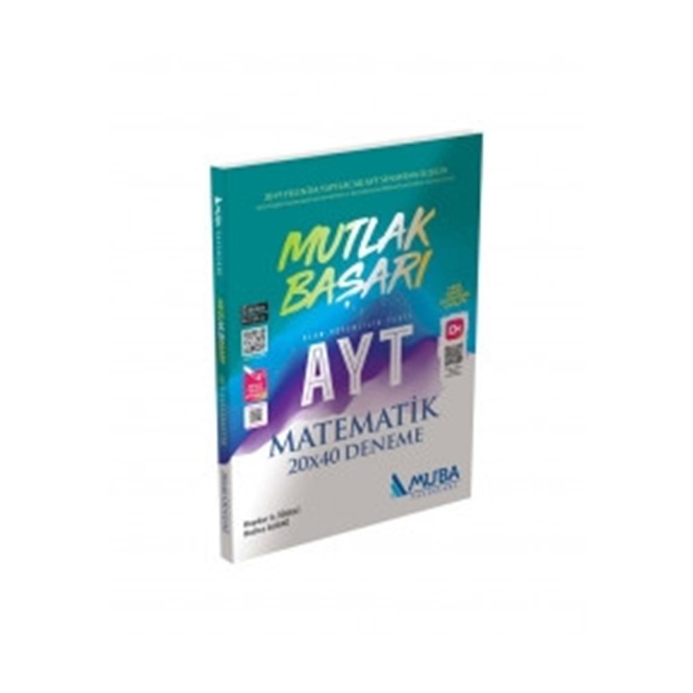 MUBA | MUTLAK BAŞARI AYT MATEMATIK 20X40 DENEME - 2024