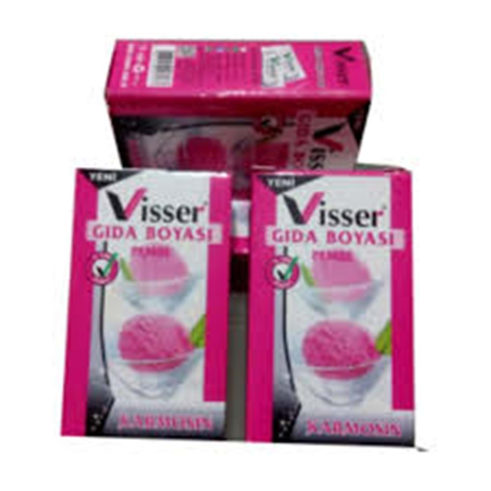 VİSSER | GIDA BOYASI PEMBE