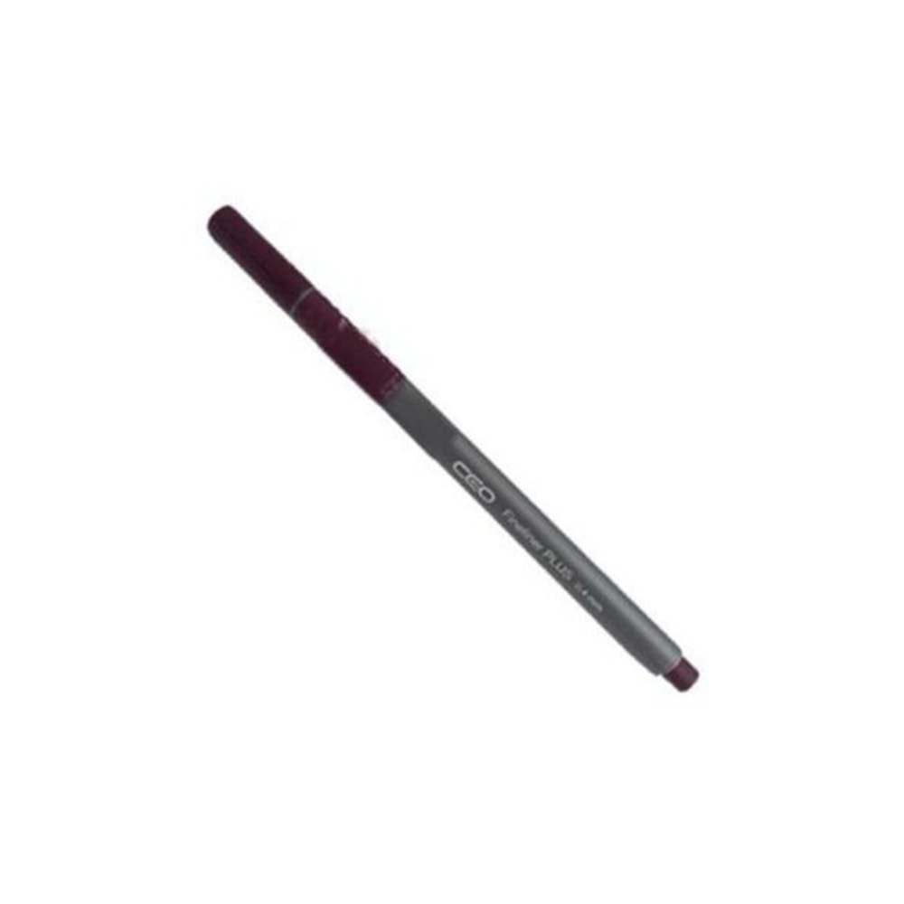 CEOART | FINELINER PLUS KALEM 12'Lİ BORDO NO:19