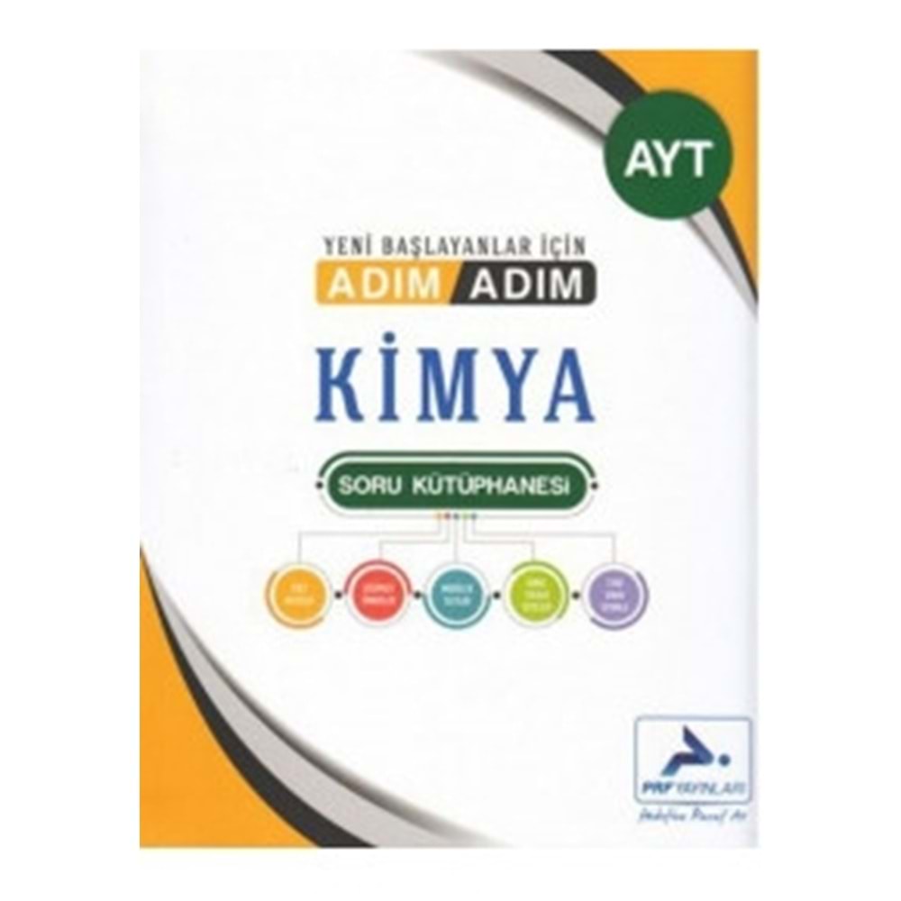 PARAF | AYT ADIM ADIM KİMYA ÇÖZÜMSÜZ SORU KÜTÜPHANESİ - 2024