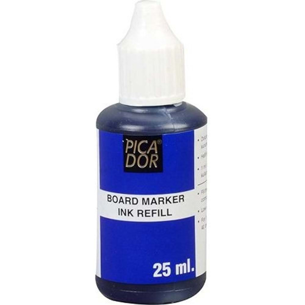 PİCADOR | TAHTA KALEMİ MÜREKKEBİ 25 ml MAVİ