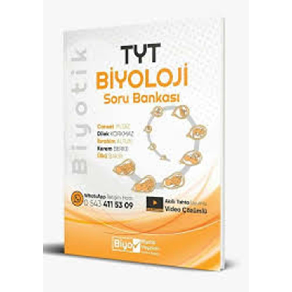 BİYOTİK | TYT BİYOLOJİ SORU BANKASI - 2022