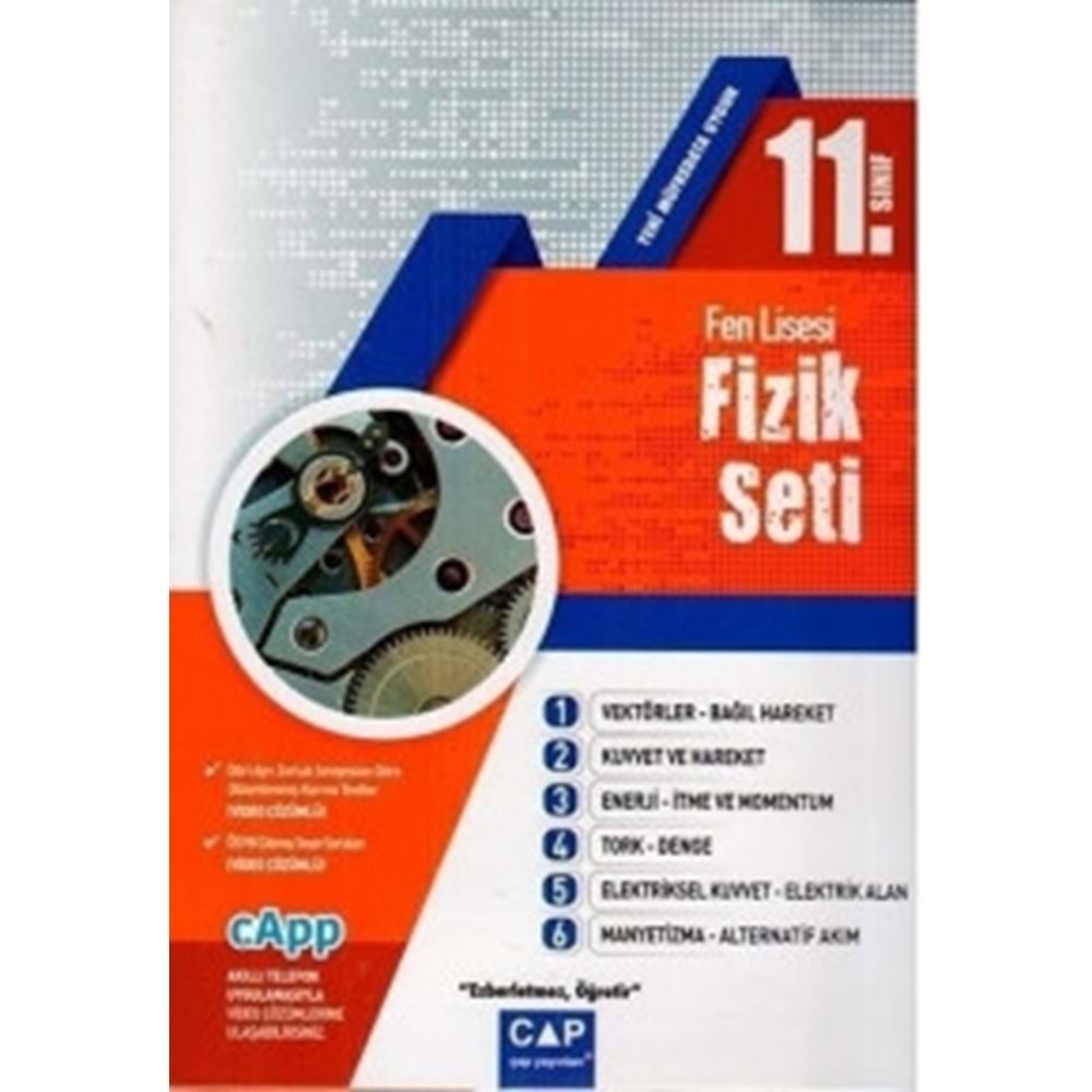 ÇAP | 11.SINIF SET FEN LİSESİ FİZİK - 2022