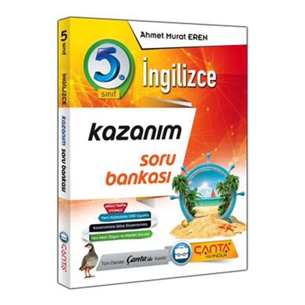 ÇANTA | 5.SINIF KAZANIM İNGİLİZCE SORU BANKASI - 2022