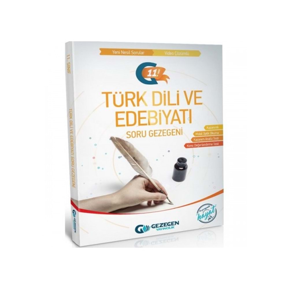 GEZEGEN | 11.SINIF TÜRK DİLİ VE EDEBİYATI SORU GEZEGENİ (GENİŞ KİTAP) - 2022