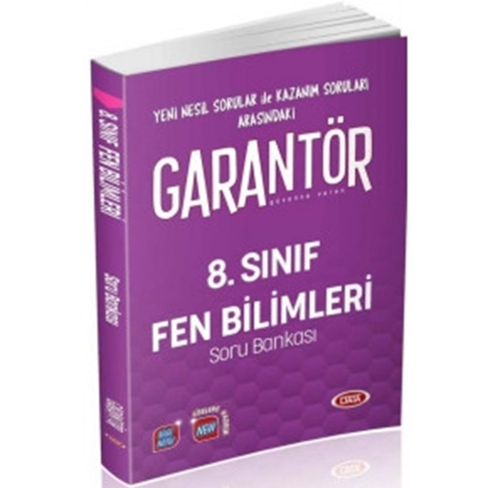 DATA | 8.SINIF GARANTÖR FEN BİLİMLERİ SORU BANKASI - 2020