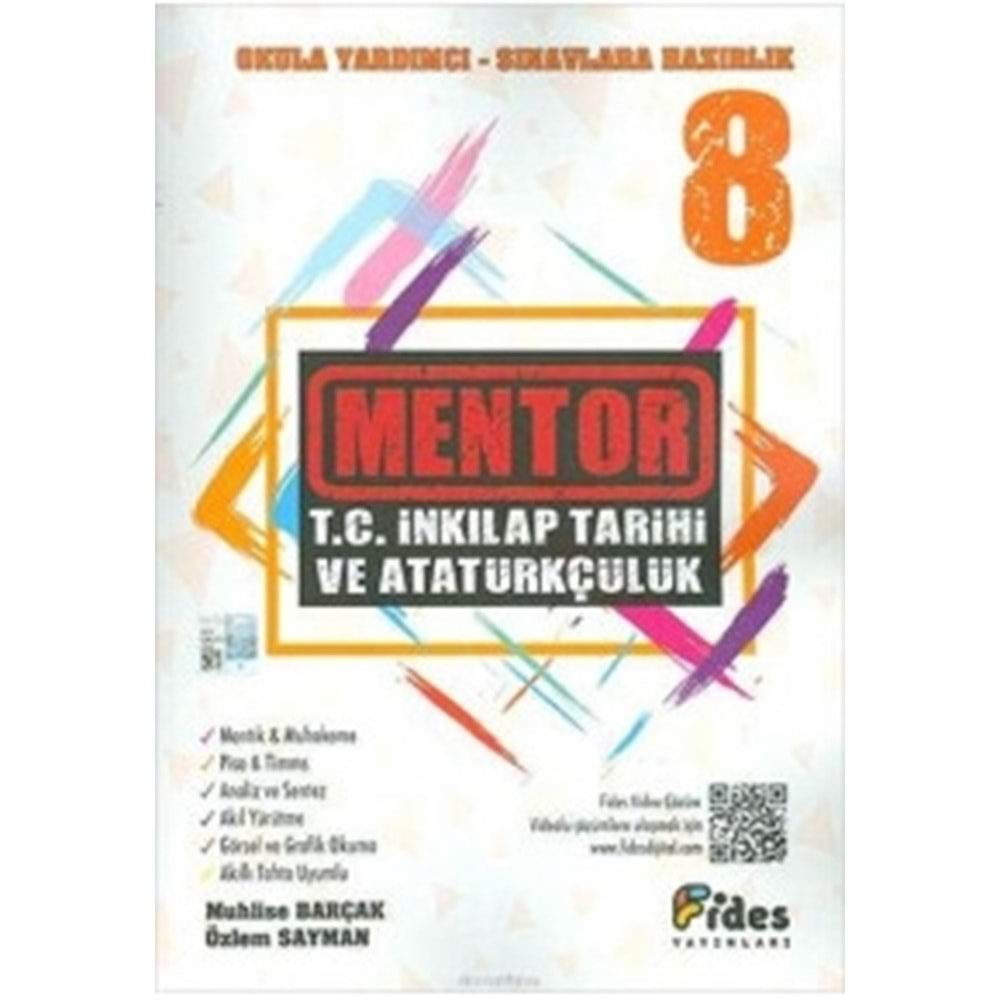 FİDES | 8. SINIF T.C. İNKILAP TARİHİ VE ATATÜRKÇÜLÜK MENTOR SERİSİ - 2022