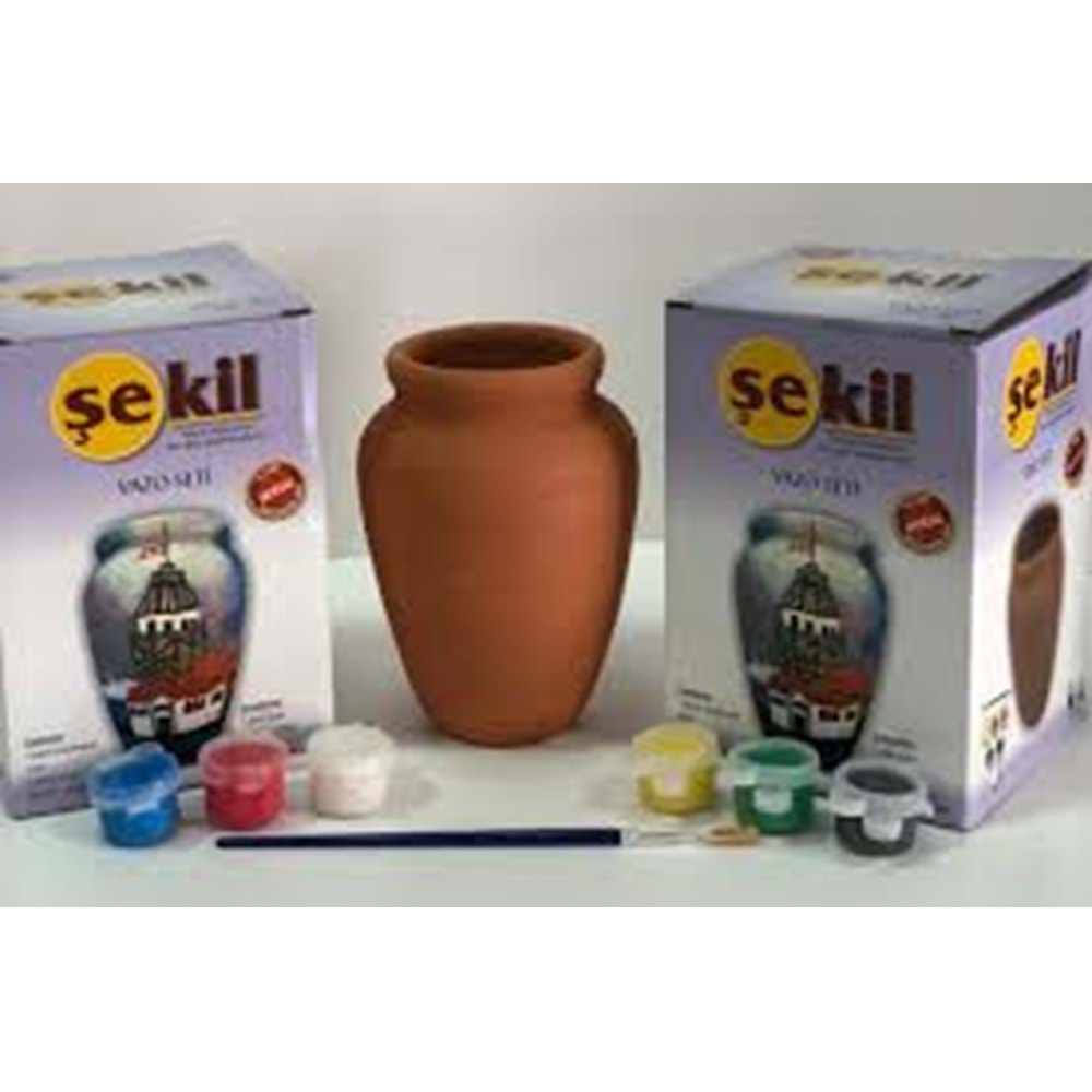 ŞEKİL | VAZO SETİ SERAMİK BOYAMA