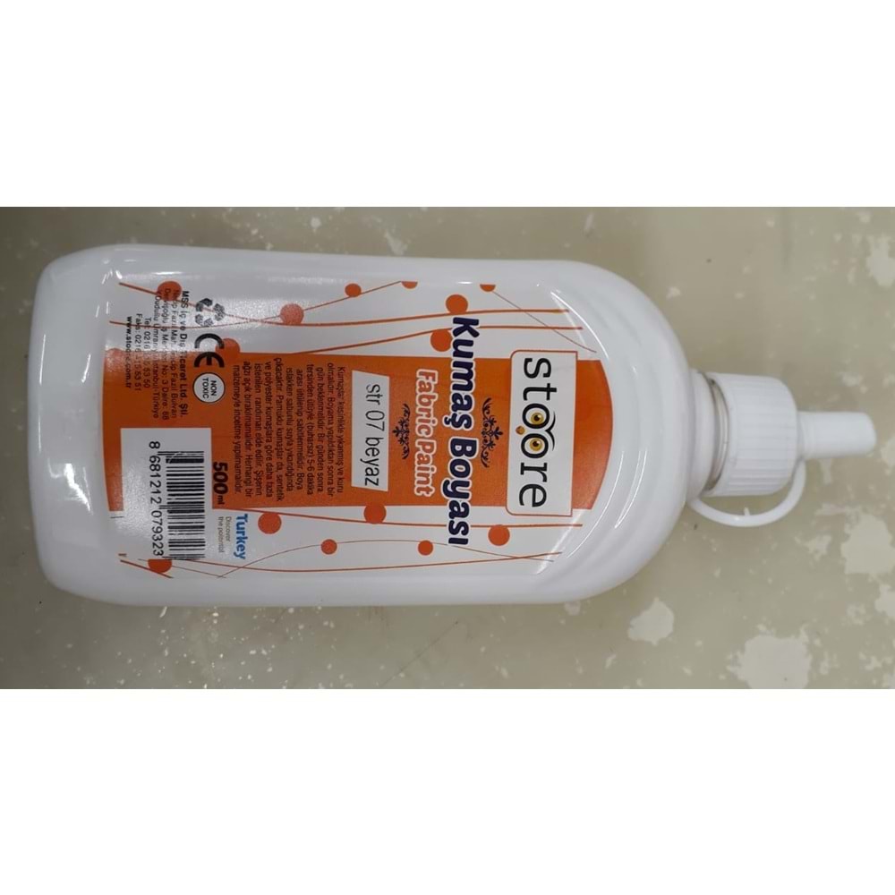 STOORE | KUMAŞ BOYASI 500 ML BEYAZ