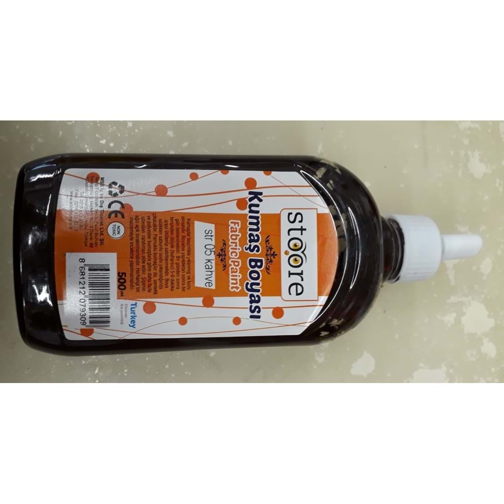 STOORE | KUMAŞ BOYASI 500 ML KAHVERENGİ