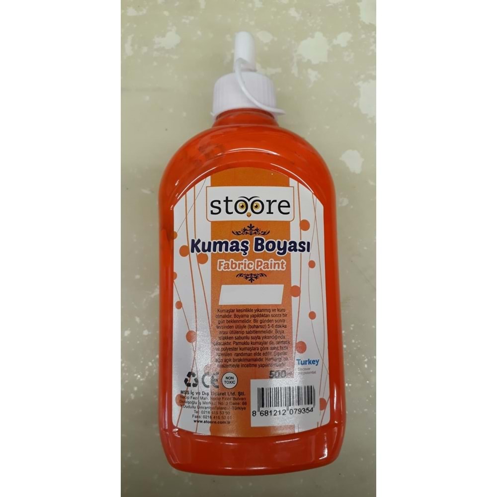 STOORE | KUMAŞ BOYASI 500 ml KIRMIZI