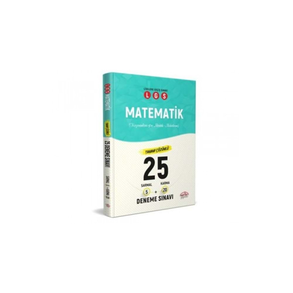 EDİTÖR | LGS MATEMATİK 25 BRANŞ DENEMESİ NASIL ÇÖZÜLÜR - 2022