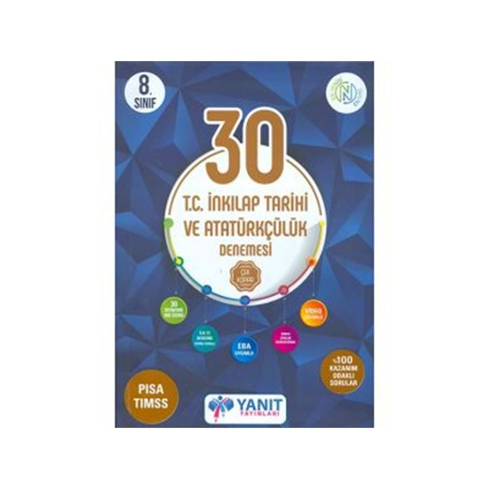 YANIT | YANIT 8. SINIF 30 İNKILAP TAR.DENEME VİDEO ÇÖZÜMLÜ - 2026