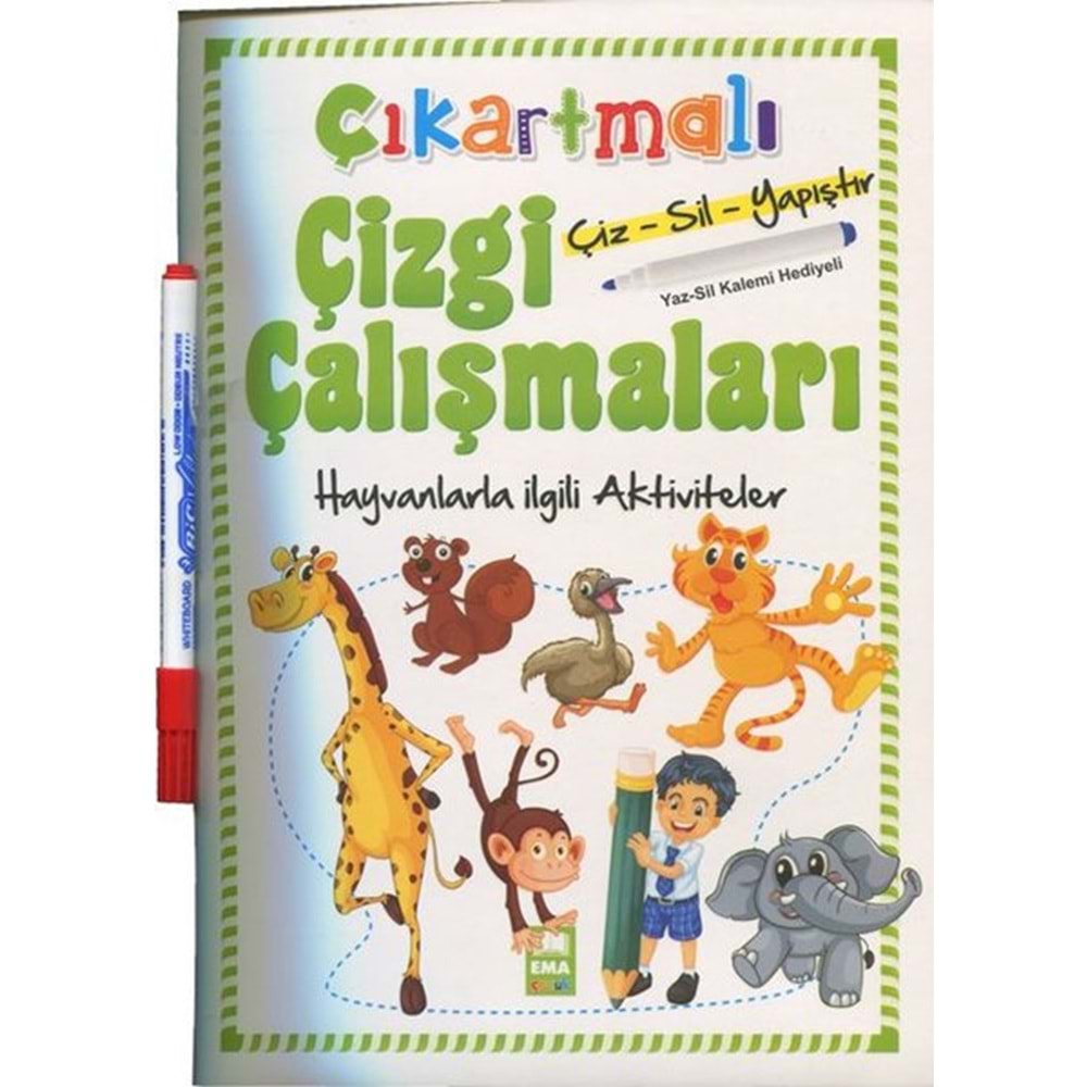 BICIRIK | ÇIKARTMALI ÇİZGİ ÇALIŞMALARI_HAYVANLAR