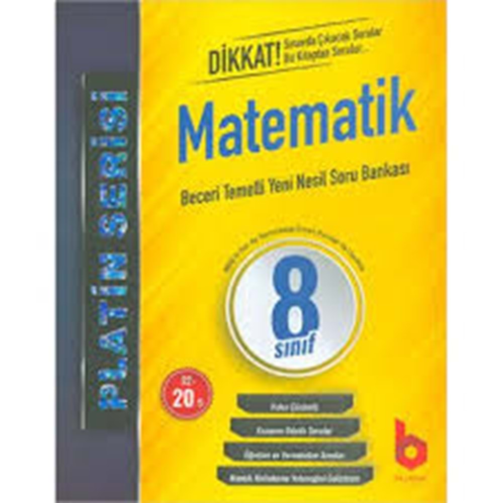 TESTFEN | PLATİN SERİSİ8. SINIFMATEMATİK S.B. - 2021