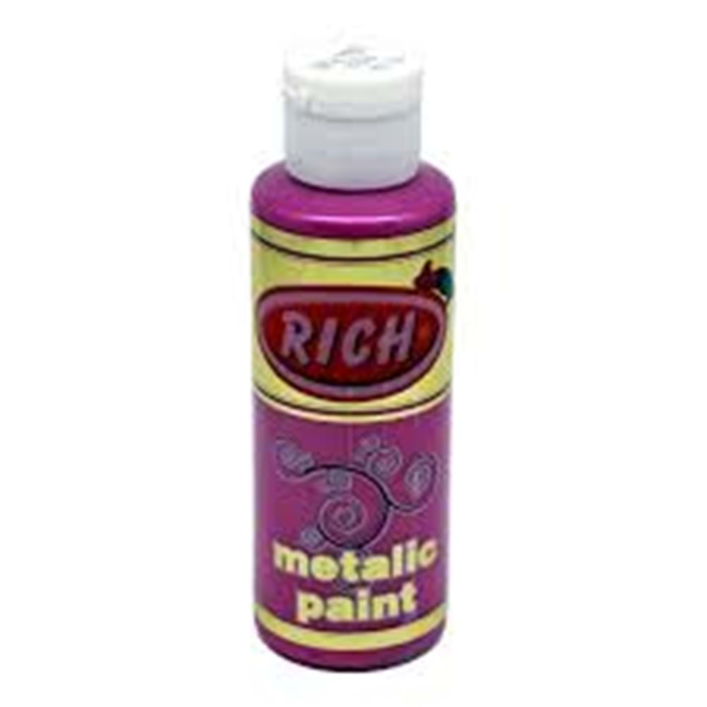 RİCH | METALİK BOYA 120 CC FUŞYA - MET-120-0744