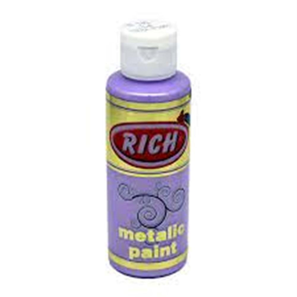 RİCH | METALİK AKRİLİK BOYA 130 cc 748 LİLA