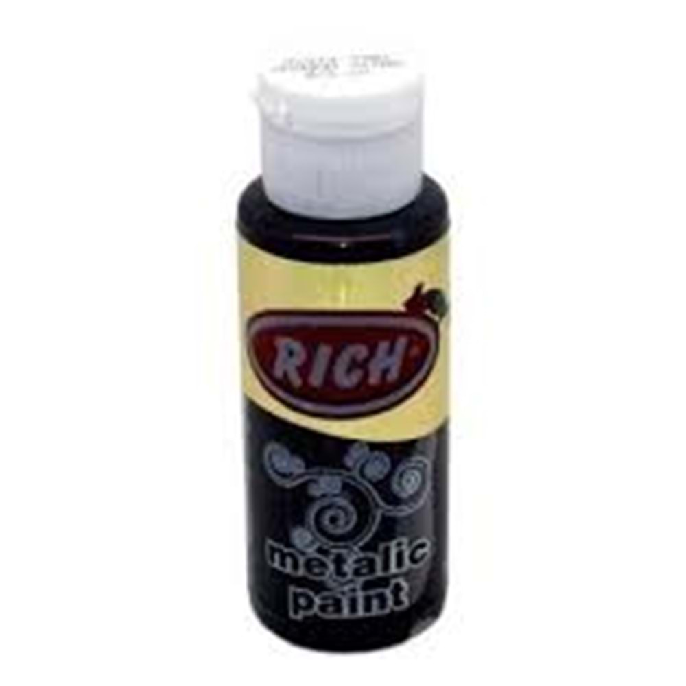 RİCH | METALİK AKRİLİK BOYA 130 cc 751 MÜRDÜM