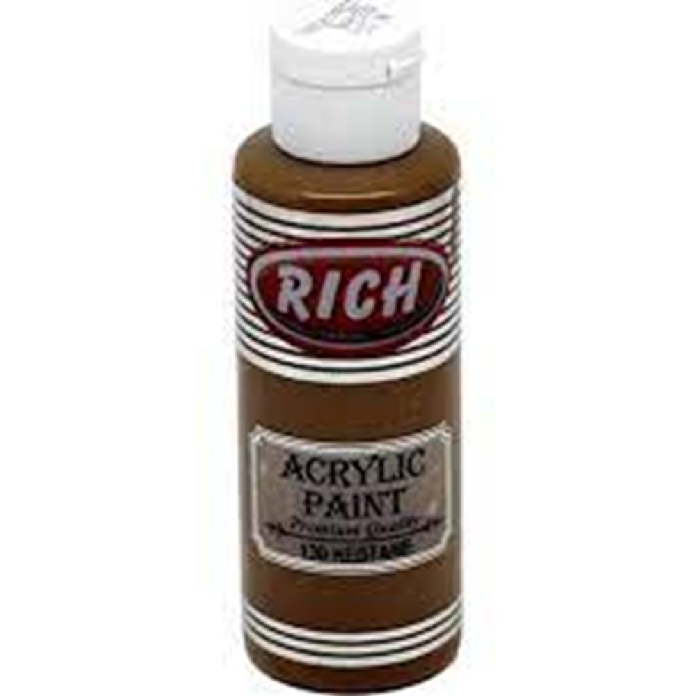 RİCH | AKRİLİK BOYA 120 cc 130 KESTANE