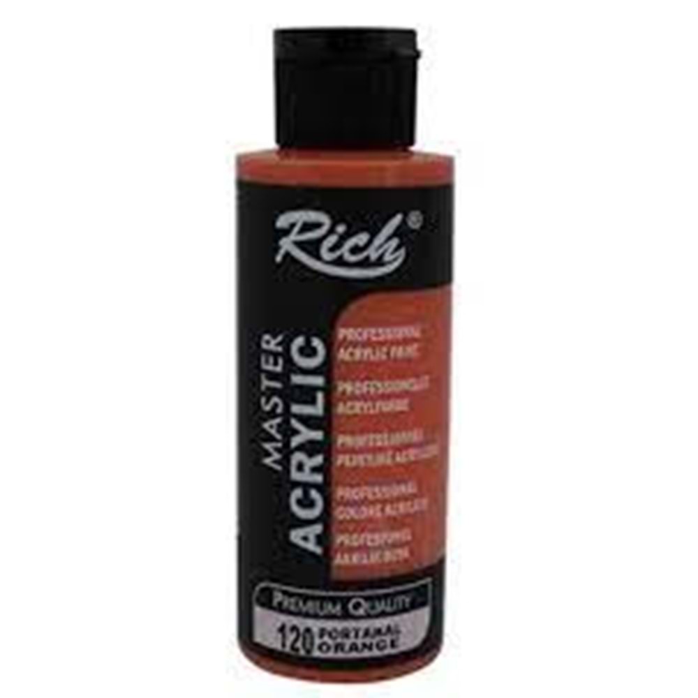 RİCH | MASTER AKRİLİK 120 CC PORTAKAL - AKR-120-120