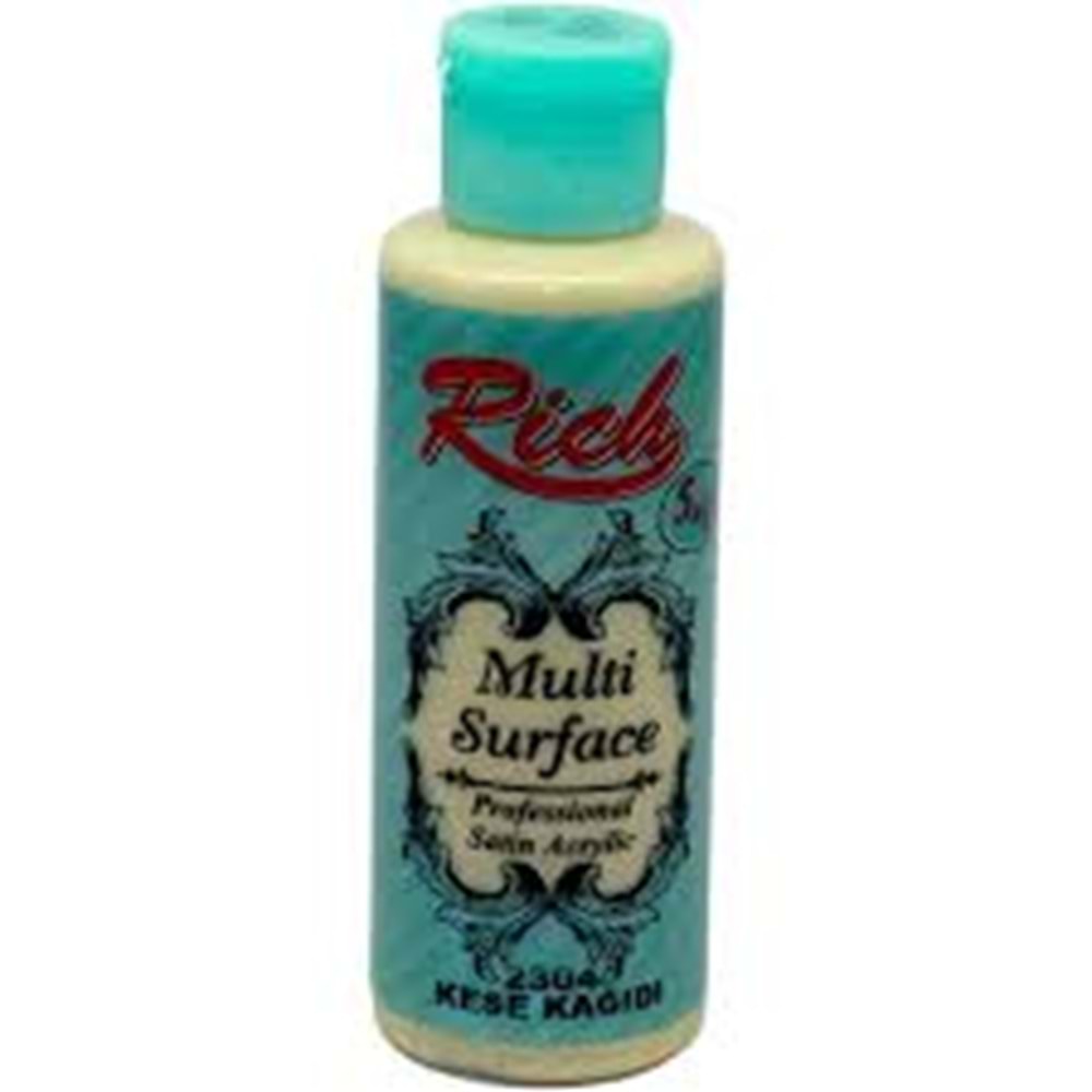 RİCH | MULTİSURFACE AKRİLİK BOYA 120 cc 2304 KESE KAĞIDI