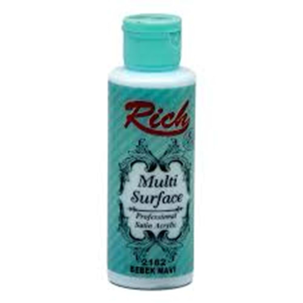 RİCH | MULTİSURFACE AKRİLİK BOYA 120 cc 2182 BEBEK MAVİ