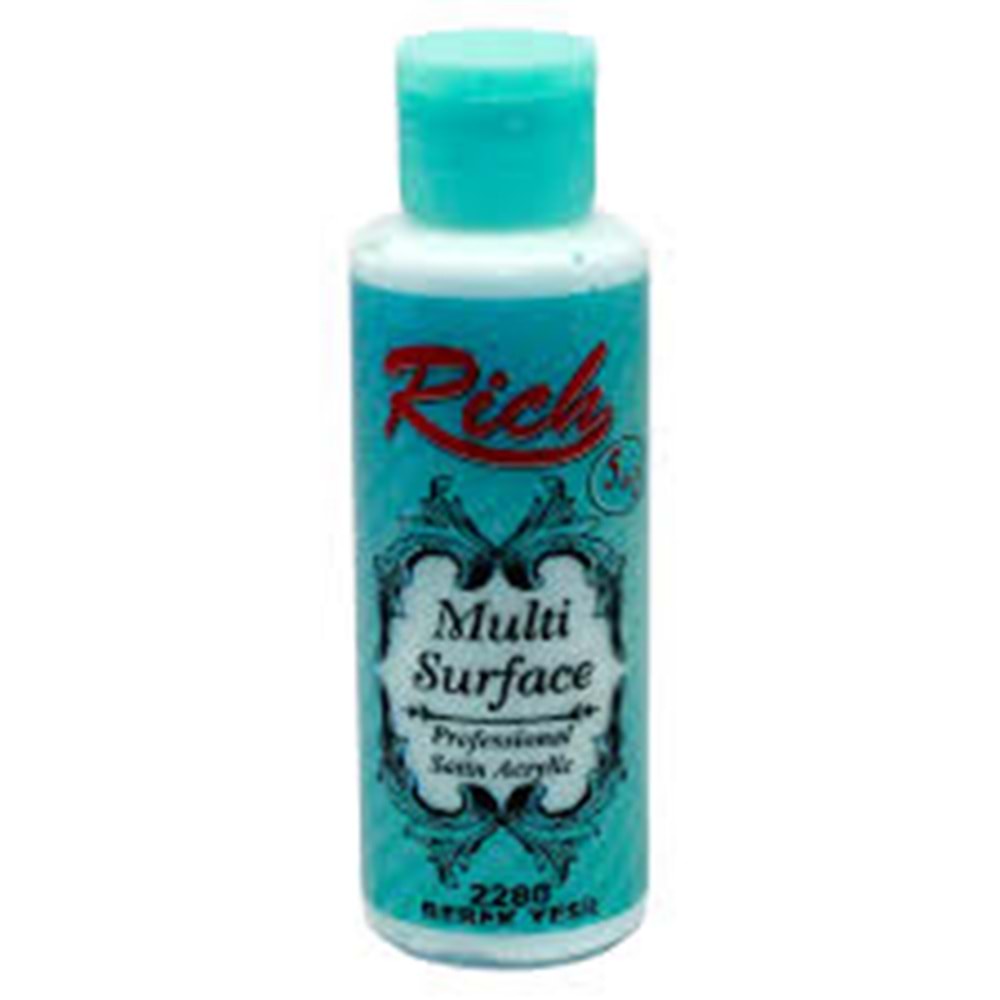 RİCH | MULTİSURFACE AKRİLİK BOYA 120 cc 2280 BEBEK YEŞİLİ