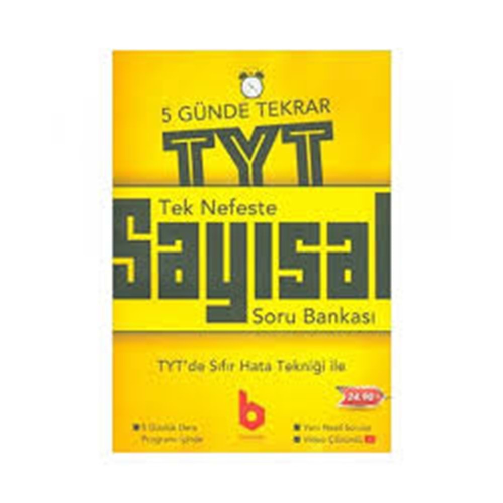 BASAMAK | Tek Nefeste TYT Tekrar SAYISAL SORU BANKASI - 2022